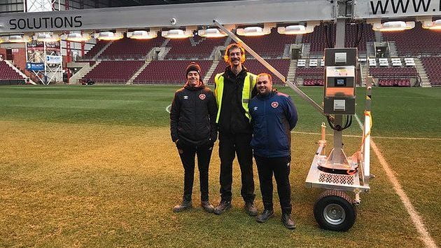 RA TLS delivers to Tynecastle Stadium in Scotland