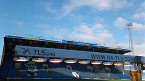 RA TLS delivers to Fratton Park in England