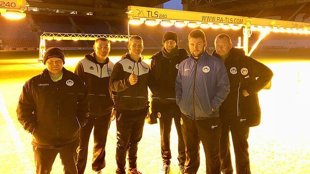 RA TLS delivers to DW Stadium in England